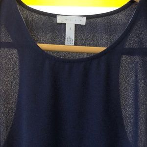 Navy blue Leith tunic dress